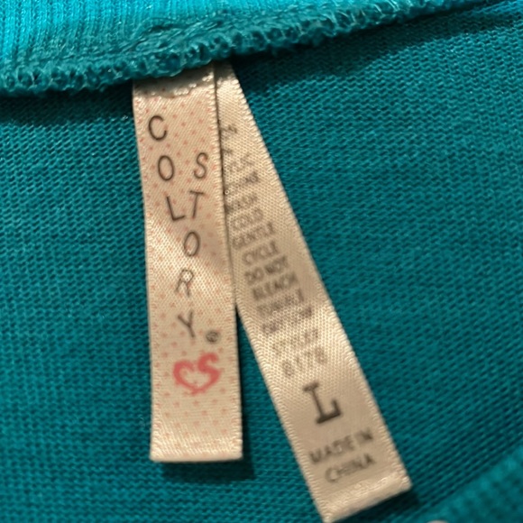 Teal Crop Top - Picture 2 of 3